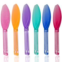 单个opp袋装随机颜色 双面脚板锉 搓脚石 磨脚器 磨脚石 去角质洗脚刷 皮老茧工具