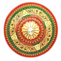 红色帽子宽40cm 竹编帽子傣族手工编织斗笠舞蹈帽表演帽演出道具少数民族编织品