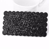 长方/2片装/体验款 日韩饰品黑色发贴洗脸碎发贴儿童魔术贴发饰刘海贴发帖头饰魔法贴