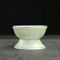 翡翠过滤 青瓷茶具盖碗茶杯三才盖碗陶瓷大号茶碗景德镇手绘青花花瓷泡茶碗