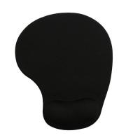 黑色（小弯垫） 卡通鼠标垫护腕手托硅胶电脑办公可爱女生3D腕垫立体舒适柔软动漫