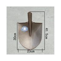 锰钢尖锹(不含杆) 分割铁锹农用锰钢加厚铁铲钢锹钢锨尖头方头锹圆锹园艺木柄大号铁