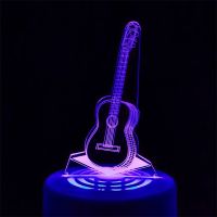 吉他 灭蚊灯家用卧室3D灭蚊器静音电子驱蚊器无辐射孕妇婴儿灭蚊神器