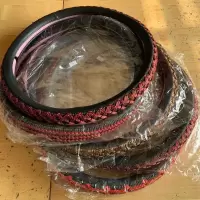 38颜色随机 电动汽车三轮车时风五征农用车福田大中小四轮拖拉机方向盘套把套