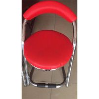 大红色 普通款1.2厚度45cm高度 手机柜吧台带靠背凳子淘气堡椅子动漫电玩娱乐城游戏机椅子凳子