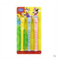 米奇款短笛三支装 迪士尼长笛笛子 初学入门 儿童竖笛玩具 女孩吹奏乐器 音乐玩具