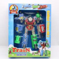 变形托马斯益智玩具 托马斯小火车套装合体变形金刚玩具机器人汽车组拼装组合儿童玩具