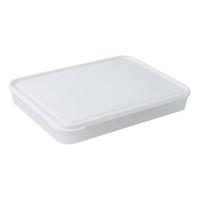 白色1只装 大容量饺子盒分格收纳保鲜盒可叠多层水饺馄钝带盖密封冷冻防串味