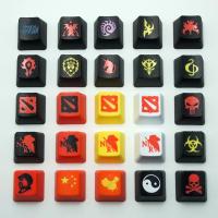 任选一个 (具体图案留言) IKBC个性键帽 游戏 PBT材质镭雕/热升华 非透光 MX轴机械键盘适应