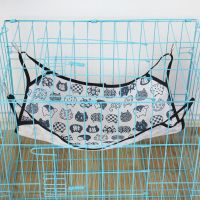 单层吊床-和风福猫_ S 38*35cm 猫咪用吊床笼子挂式猫床亚麻双面透气宠物吊床可调节猫床垫夏季床