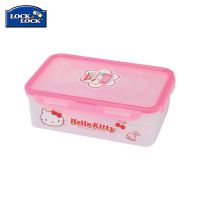 HPL817-KT-1L 乐扣乐扣KT猫卡通塑料保鲜盒 带饭饭盒 微波炉便当盒PP材质HPL817