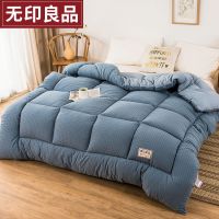 蓝小格-[无印良品] 100x150CM[儿童被2斤] 无印良品被子冬被春秋被夏季薄款四季通用被芯单人棉被空调夏凉被