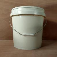 13升13kg压盖化工级白色无盖 装粪桶带盖密封装水桶农用车载大号耐用超大储存塑料圆桶家用提桶