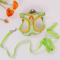 绿S(建议3-6斤) 通用 毛孩子优选麂皮绒猫狗反光透气狗狗胸背带牵引绳有趣好玩