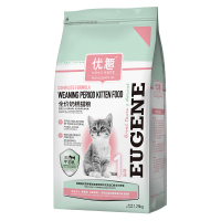 6个月以上 添加牛初乳(1-4月龄幼猫粮)1.25kg 优趣猫粮幼猫奶糕小猫咪离乳期猫粮食天然1-4个月专用2.5斤助增