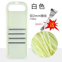 白色 2mm细丝(送削皮刀) 凤驰牌切菜器插丝神器搜子家用风驰擦丝器厨房洋芋擦擦凤驰刨丝器