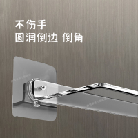 透明 支持定制 1层 家用电视机顶盒监控路由器摄像头wifi壁挂墙上免打孔收纳支置物架