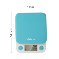 天蓝色 香山精准厨房秤烘焙电子秤家用小型0.1g食物克称厨房工具食物量具