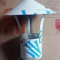 抱箍Φ0帽子Φ0mm 烟囱烟囱防雨帽防雨帽土壁炉烟筒盖灶烟筒帽防风帽不锈钢排烟管用