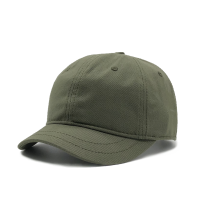 军绿色 男女通用(55-60cm)可调节 短帽檐帽子男日系复古ins潮流棒球帽夏季男士寸头短沿鸭舌帽潮牌