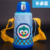 XB-16205小鸟500ML 希乐儿童保温杯带吸管宝宝水壶便携学生卡通水杯子防漏304不锈钢
