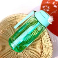 乐c吸管杯 - 薄荷蓝 特百惠乐C随心杯550ML吸管杯 密封防漏水杯 男女式便携儿童可爱