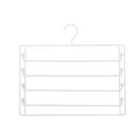 白色_ 裤架裤夹多层多功能衣架收纳神器挂衣架衣柜收纳架无痕裤子架裤挂