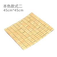 45*45cm本色 45x45cm 麻将凉席夏天坐垫透气办公室椅子夏季汽车座垫学生凳子椅垫竹凉垫