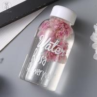 胶囊杯随机颜色+杯套 洛施花舍超萌玻璃杯 可爱迷你粉嫩少女心日式zakka软妹女学生水杯