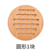 楠竹锅垫圆形一张 家用大号楠竹锅垫竹垫餐垫餐桌垫耐热厨房防烫隔热垫砂锅垫