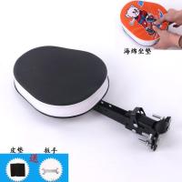 哈雷折叠单座+黑色 电车小孩前坐椅通用电动车儿童前置座椅可折叠自行车山地车宝宝凳