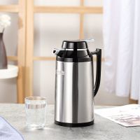 STG-1L 乐狮热水瓶家用不锈钢保温瓶玻璃内胆保温壶茶楼水壶保暖瓶开水瓶