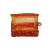 五花肉款式耳机保护壳 防摔显眼易找 苹果AirPods1/2代通用 创意苹果airpots蓝牙耳机套pro保护壳 华为f