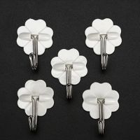 [承重40公斤]梅花形 10个装[标准装] 强力挂钩厨房浴室透明防水粘胶贴挂钩无痕粘贴墙上门后免打孔粘钩