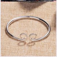 无花纹银色紧箍咒[收藏送戒指] 手环金箍咒手镯男女情侣一对紧箍咒复古黑色孙悟空学生手链不掉色