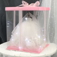 婚纱模型-粉色礼盒 婚纱模型礼物闺蜜情人送女朋友生日礼物婚纱模型创意18岁送闺蜜