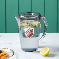 高端灰单壶(1800ml) 耐热高温凉水瓶凉水壶塑料家用凉茶壶套装凉白开水壶大容量冷水壶