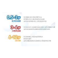 0.5-3岁颜色随机 日本哆啦a梦小头牙刷1-2岁2-3岁3-6岁6-12岁惠百施儿童宝宝牙刷