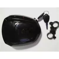 36V-48V黑色电动车前大灯总成 电动车36v-48v简易款电动车led大灯通用电量表总成带钥匙防盗仪表