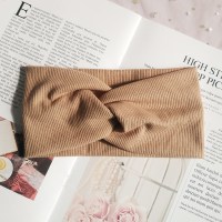 交叉针织款 卡其色(宽约11CM) 睡觉防乱发包头巾睡眠产妇用头套隔音头套月子帽夏季薄款6月睡帽