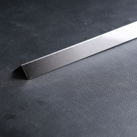 拉丝银 定制与拿样咨询客服 1.2m 不锈钢护墙角保护护角角条条阳角装饰线条免打孔收边包边条直角