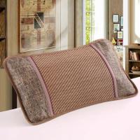 小家碧玉枕套1只价格 夏季凉枕头成人保健护颈椎学生竹子茶叶芯单人夏天麻将凉席枕头套