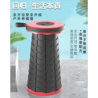 红黑色 大卫严选非洲鼓户便携式外鼓凳伸缩凳多功能塑料折叠椅凳2
