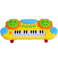 3003拍拍鼓电子琴-黄色电池款 拍拍鼓电子琴 婴儿童初学小钢琴男女孩宝宝音乐早教益智玩具123岁