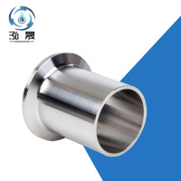 19*2*50mm 304 泓晟快装接头不锈钢304/316L卫生级快接卡盘端头卡箍接头自动焊接