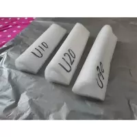 通用 内宽1CM护条20CM长(100条) L型/U型槽 EPE珍珠棉U型护边保护条泡沫条抗震打包门窗防震包装棉