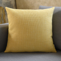 淡黄(米字纹) 30x50cm抱枕套(不含芯) 沙发抱枕亚麻靠垫客厅现代简约靠枕套床头大靠背编织布艺汽车腰枕