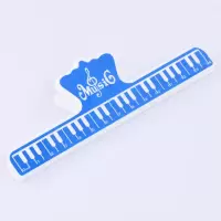 乐谱夹1个-(蓝色随机) 青歌P35乐谱夹子 曲谱夹子琴谱夹五线谱夹书夹钢琴吉他小提琴二胡