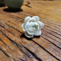 中国东方茉莉花香炉香插摆件茶宠陶瓷沉香檀香合香手工古风怀旧