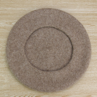 老款扁的XL摩卡色 XL(58-60cm) HAKUZU真加大码大头围羊毛贝雷帽 58-63cm头围女士秋冬保暖画家帽